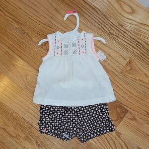 Carter's Just One You Two Piece Outfit Girls Size 6 Months
